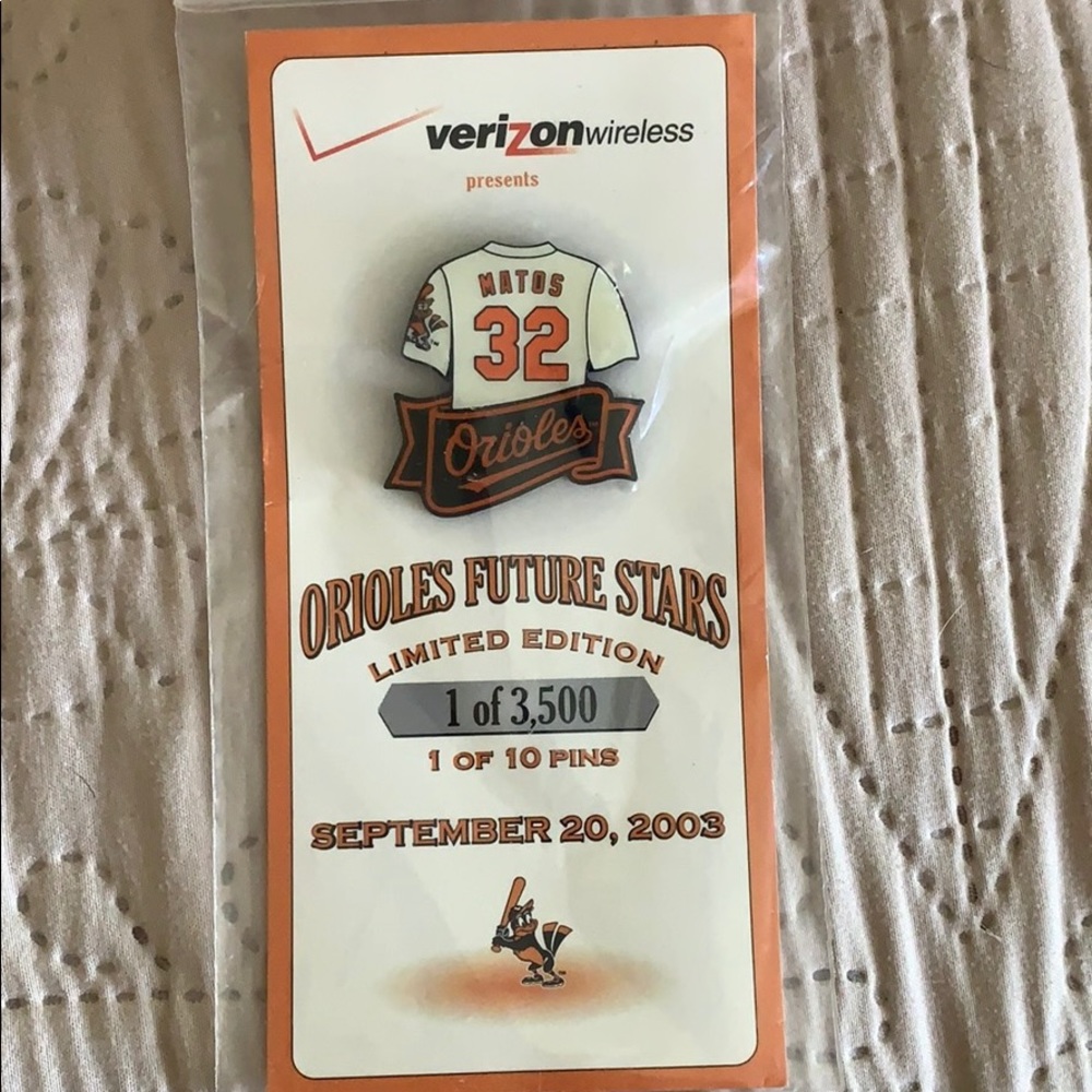 Matos 32 Orioles Future Stars Limited Edition Pin